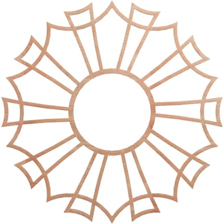 Ekena Millwork Augustus Wood Fretwork Pierced Ceiling Medallion, Cherry, 40"OD x 14 1/8"ID x 1/4"T CMWP40X40X0250AUCH